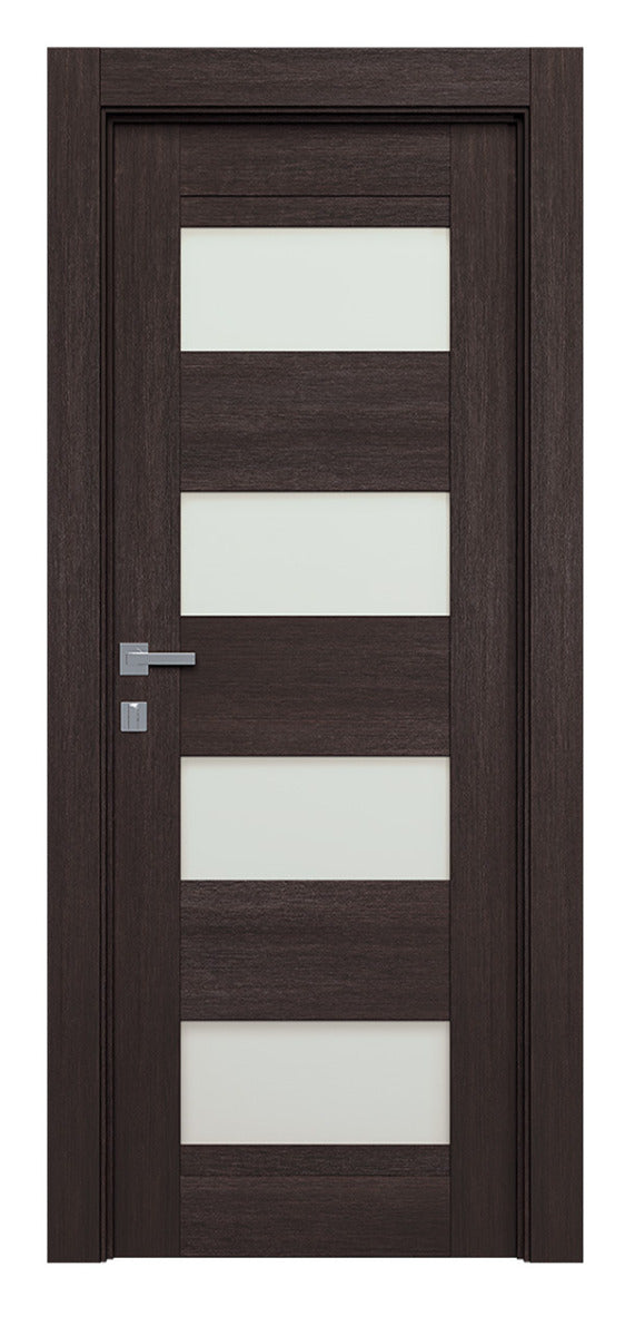 Belldinni Avon 07 08 Vetro Veralinga Oak  Modern Interior Door