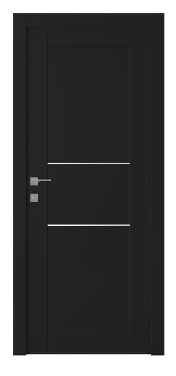 Belldinni Avon 07 2H Black Matte Modern Interior Door