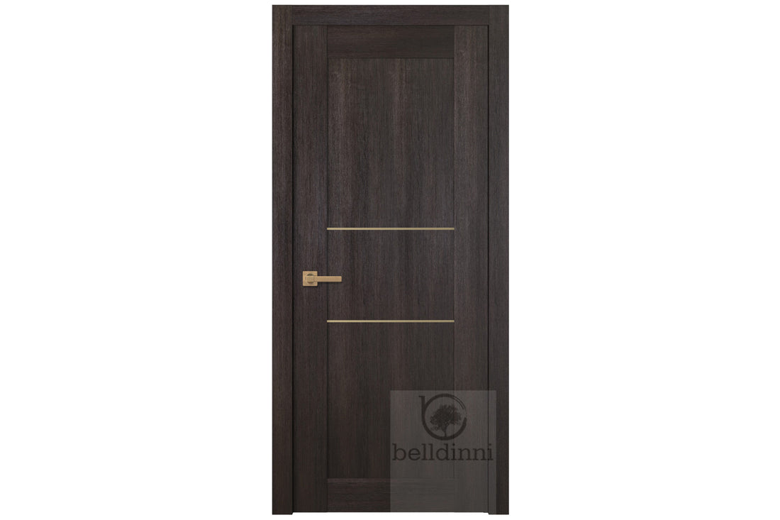 Belldinni Avon 07 2H Gold Veralinga Oak Laminated Modern Interior Door - Single Door