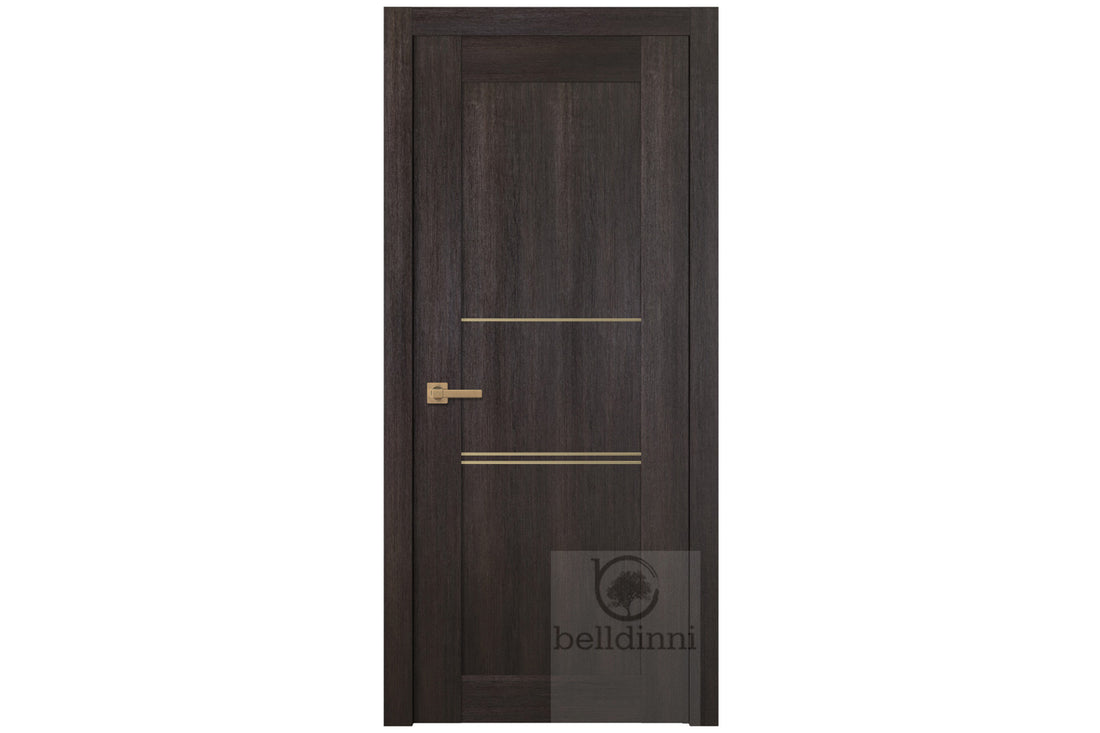 Belldinni Avon 07 3H Gold Veralinga Oak Laminated Modern Interior Door - Single Door