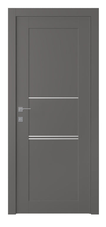 Belldinni Avon 07 3H Gray Matte Modern Interior Door