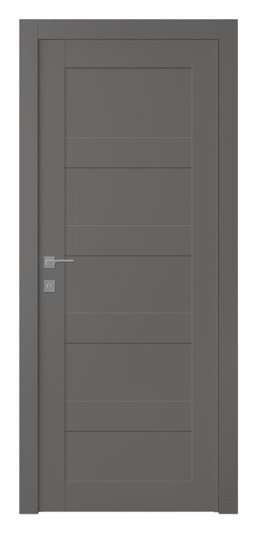 Belldinni Avon 07 4R Gray Matte Modern Interior Door