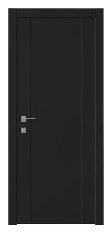 Belldinni Avon 07 Black Matte Modern Interior Door