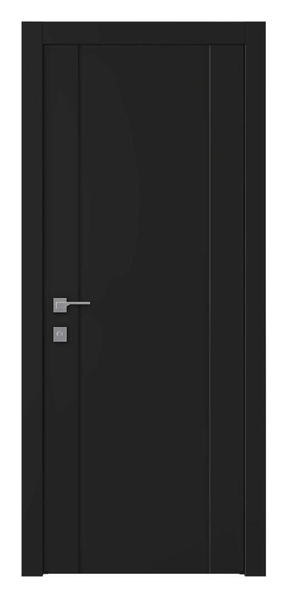 Belldinni Avon 07 Black Matte Modern Interior Door