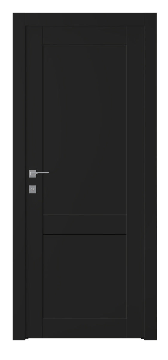 Belldinni Avon 07 R Black Matte Modern Interior Door