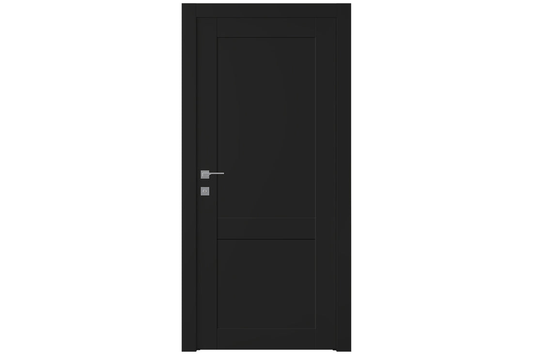 Belldinni Avon 07 R Black Matte Modern Interior Door - Single Door