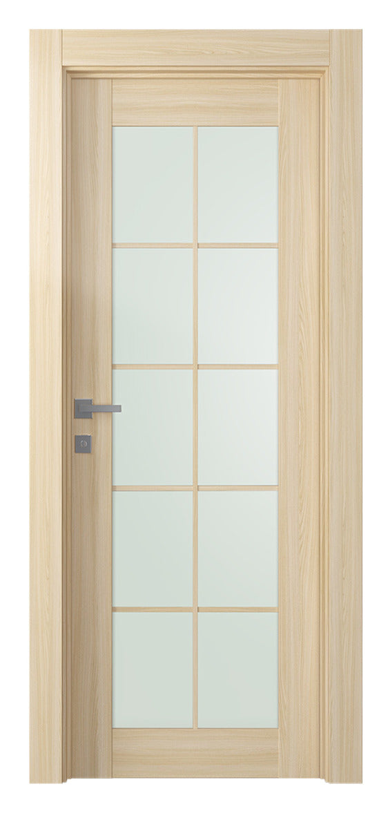 Belldinni Avon 10 Lite Vetro Loire Ash Modern Interior Door