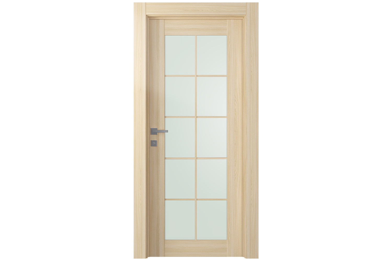 Belldinni Avon 10 Lite Vetro Loire Ash Modern Interior Door - Single Door