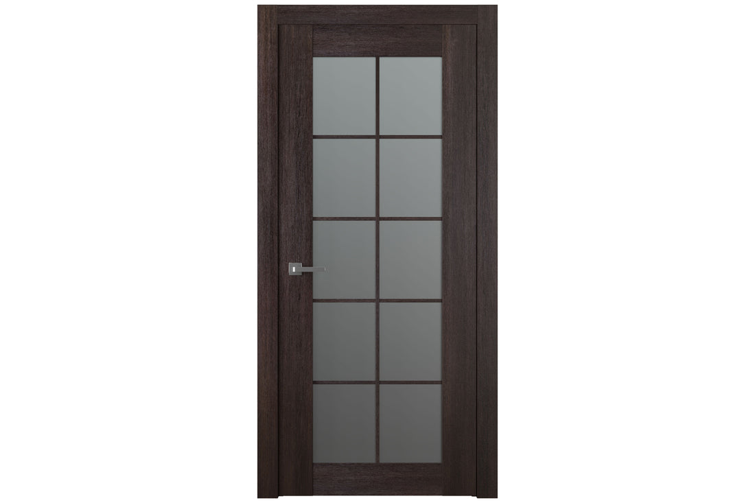 Belldinni Avon 10 Lite Vetro Veralinga Oak Modern Interior Door - Single Door