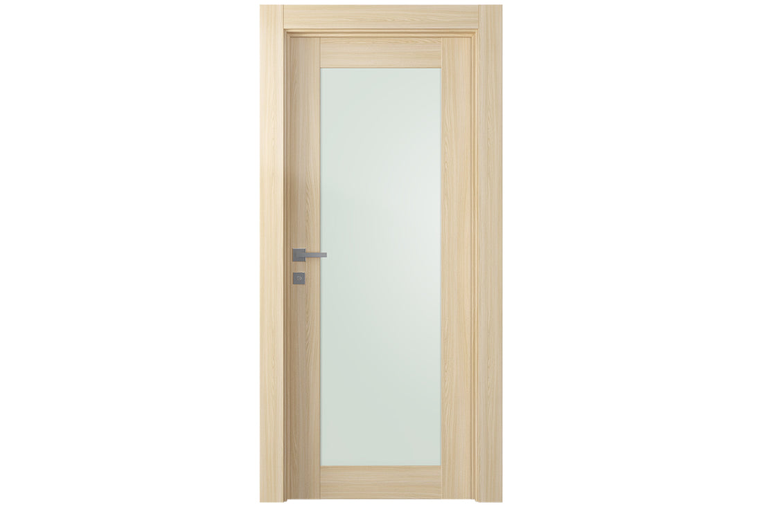 Belldinni Avon 207 Vetro Loire Ash Modern Interior Door - Single Door