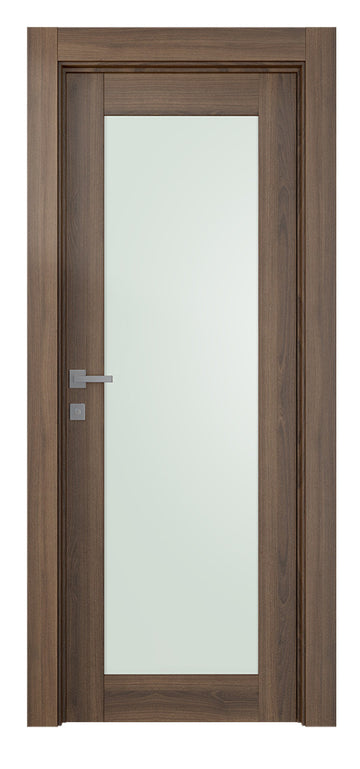 Belldinni Avon 207 Vetro Pecan Nutwood Modern Interior Door