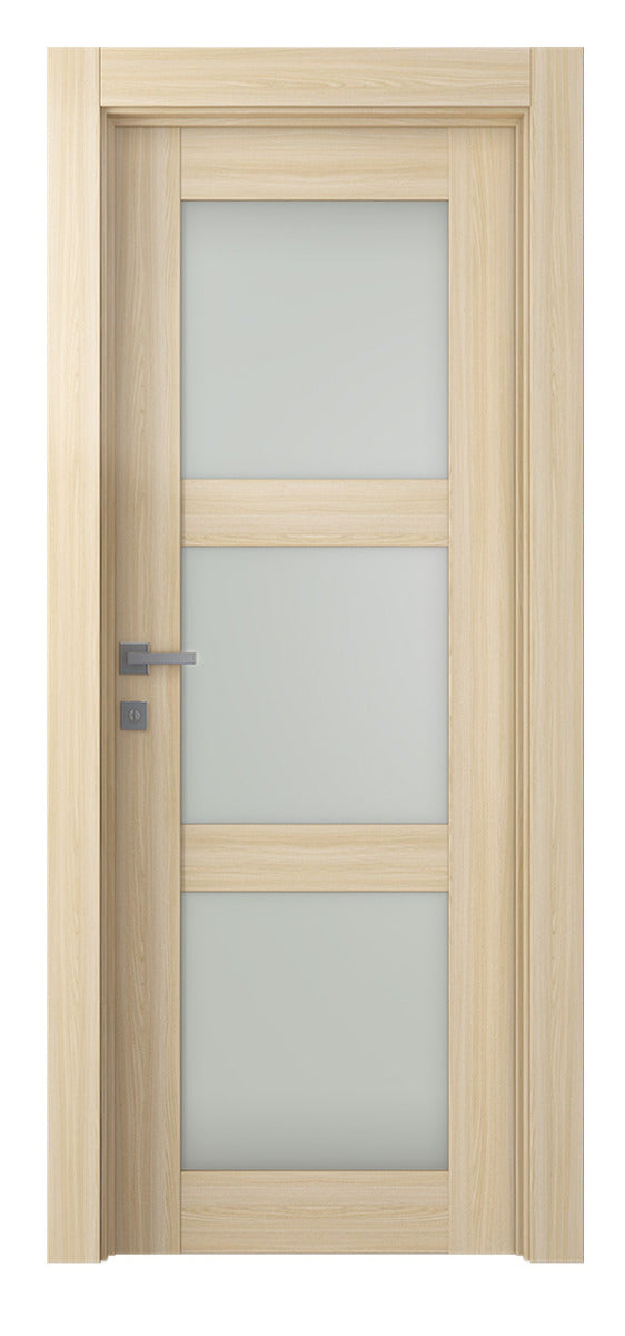 Belldinni Avon 3 Lite Vetro Loire Ash Modern Interior Door