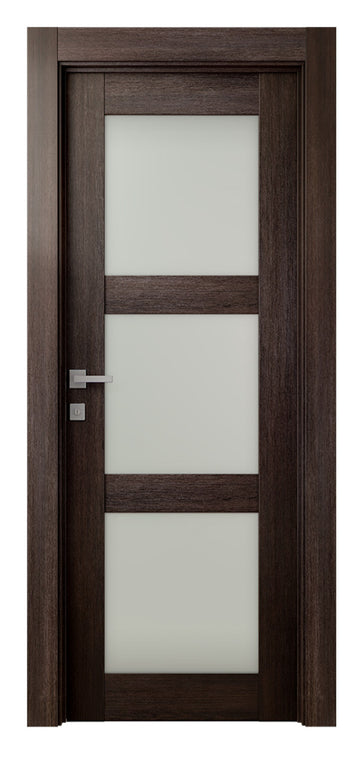 Belldinni Avon 3 Lite Vetro Veralinga Oak Modern Interior Door