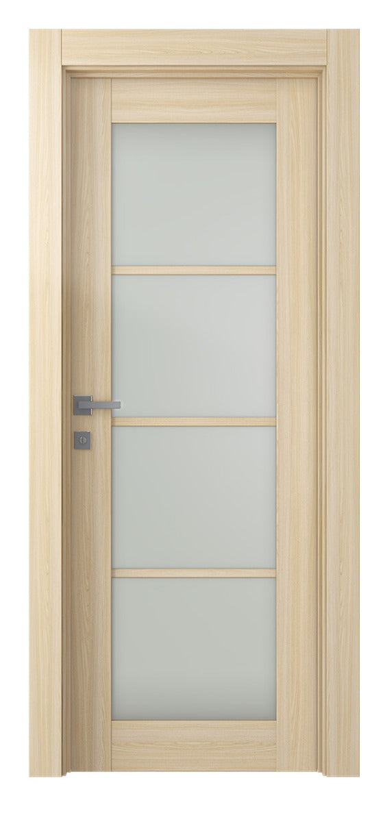 Belldinni Avon 4 Lite Vetro Loire Ash Modern Interior Door