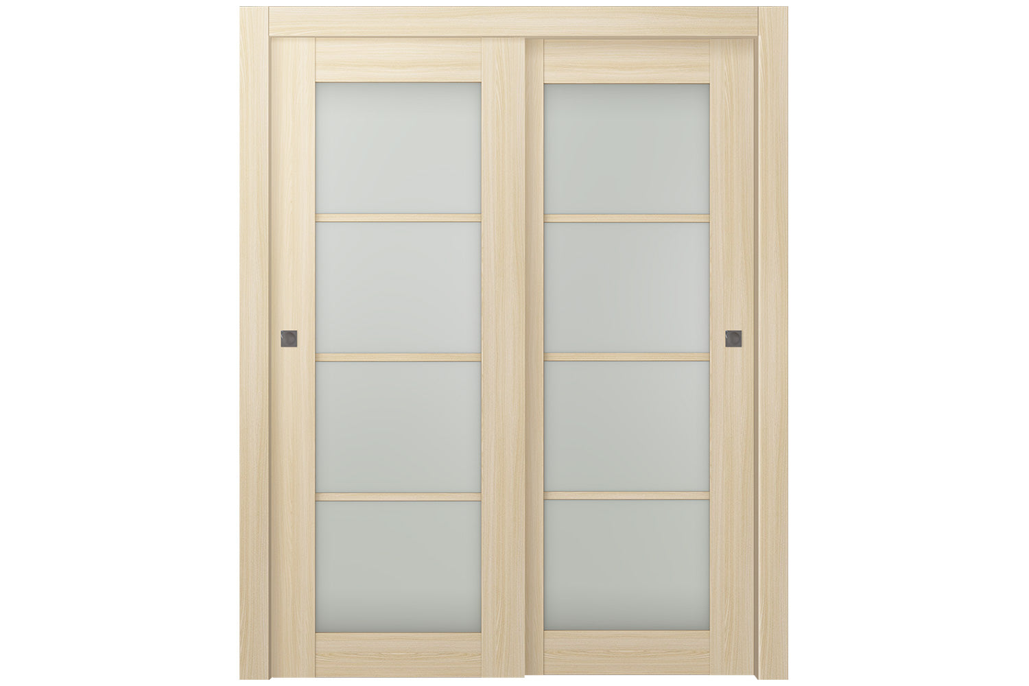 Belldinni Avon 4 Lite Vetro Loire Ash Modern Interior Door - Bypass Door