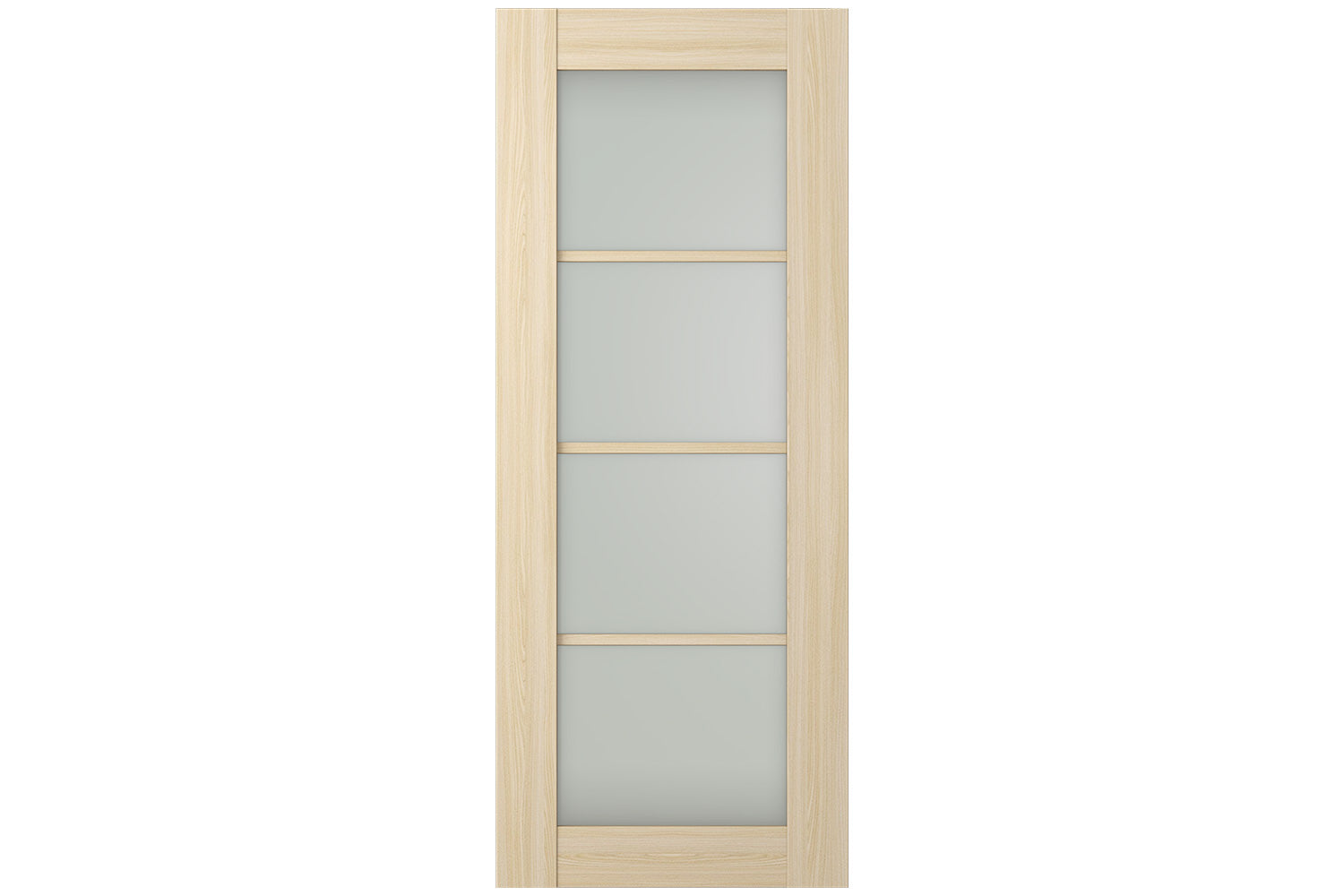 Belldinni Avon 4 Lite Vetro Loire Ash Modern Interior Door - Slab