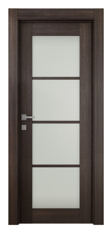 Belldinni Avon 4 Lite Vetro Veralinga Oak Modern Interior Door