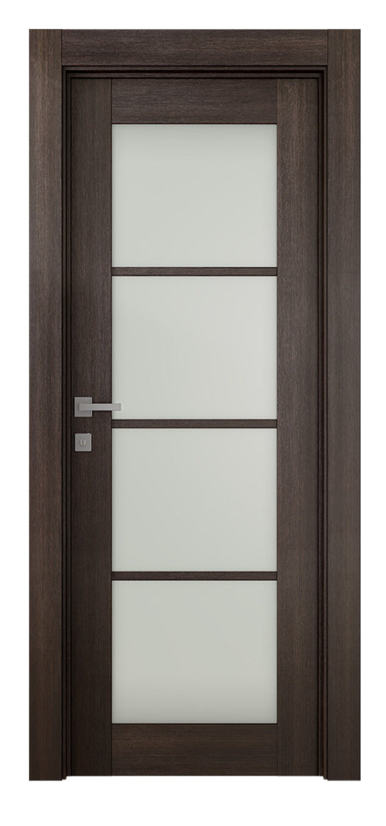 Belldinni Avon 4 Lite Vetro Veralinga Oak Modern Interior Door