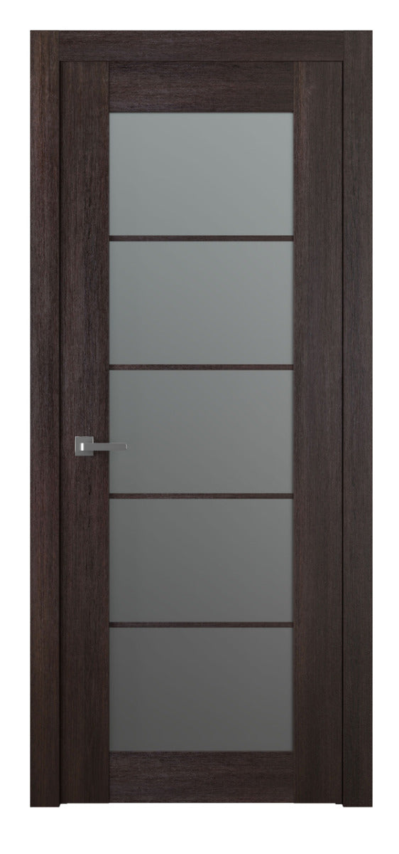 Belldinni Avon 5 Lite Vetro Veralinga Oak Modern Interior Door