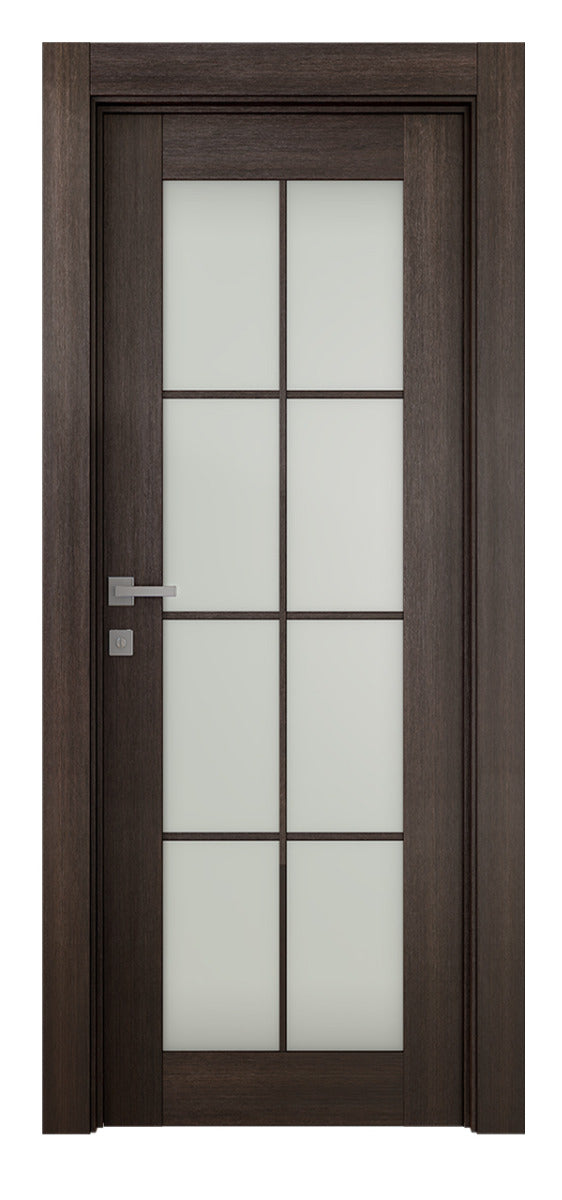 Belldinni Avon 8 Lite Vetro Veralinga Oak Modern Interior Door