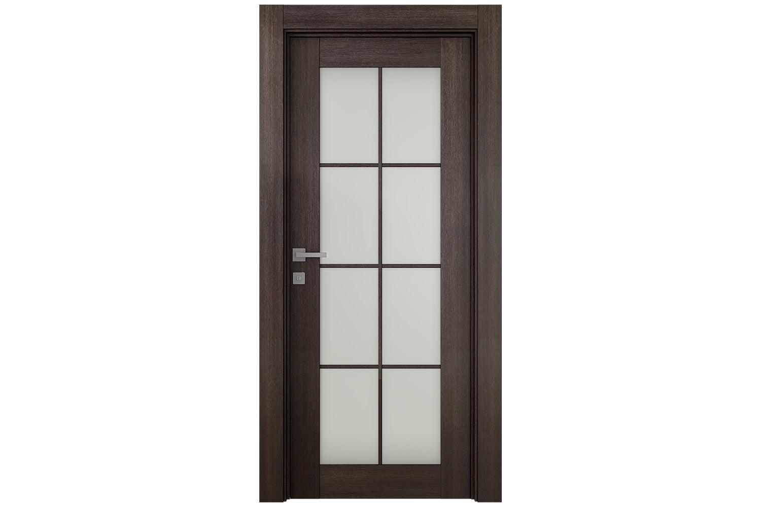 Belldinni Avon 8 Lite Vetro Veralinga Oak Modern Interior Door - Single Door
