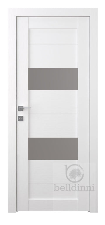 Belldinni Berta Vetro Bianco Noble Laminated Modern Interior Door
