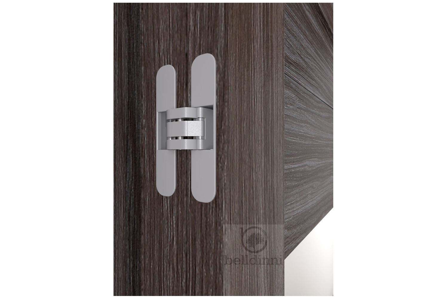 Belldinni Berta Vetro Gray Oak Laminated Modern Interior Door
