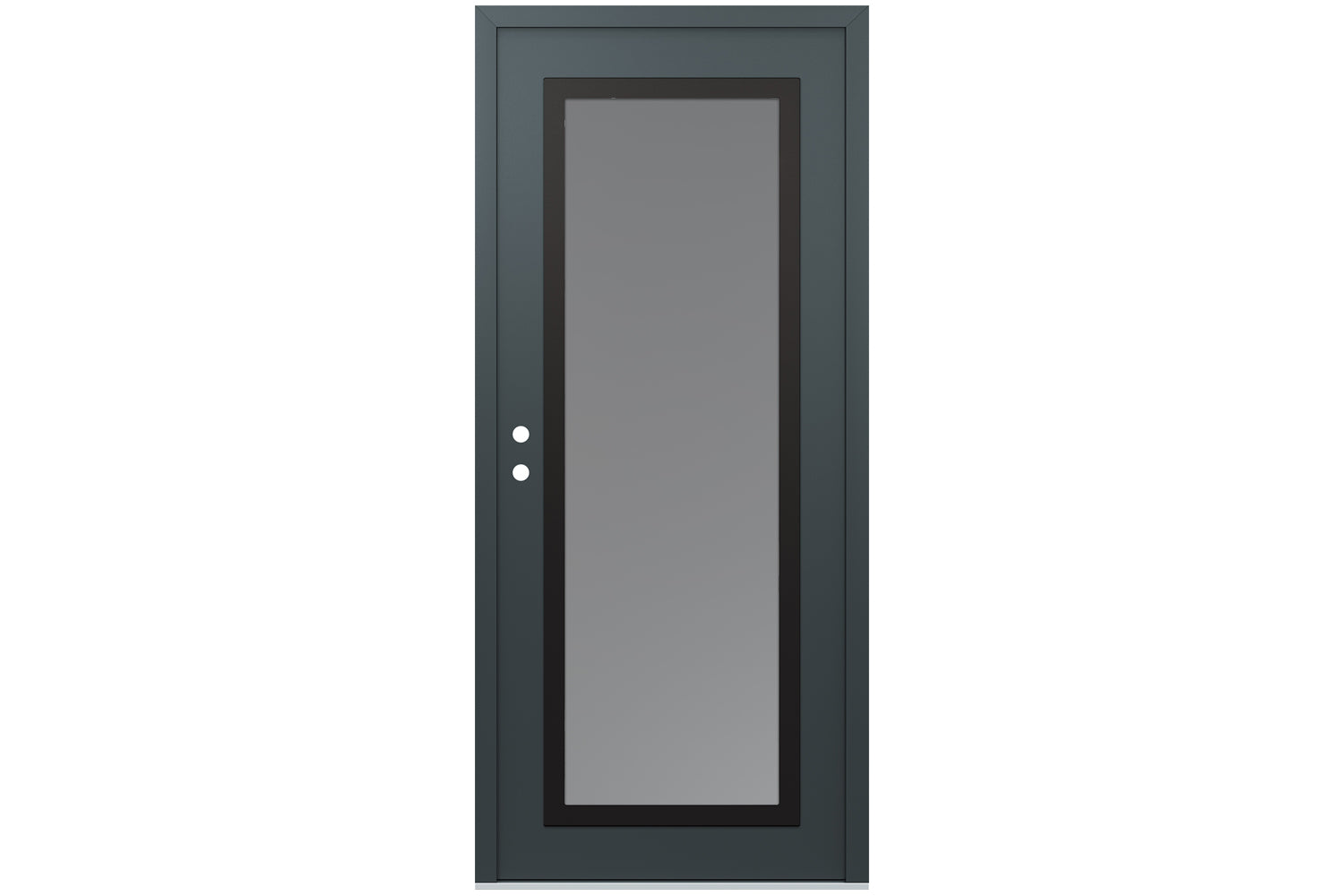 Belldinni Diamond C1 Anthracite Modern Exterior Door with Black SS - Single Door