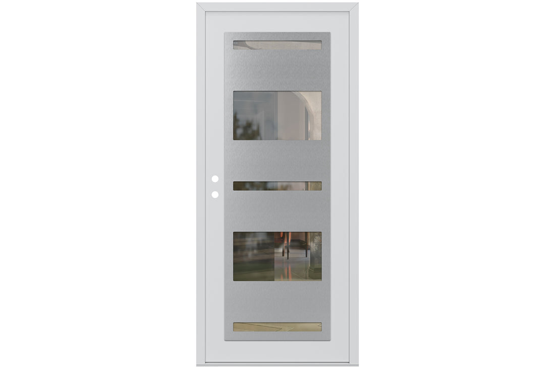 Belldinni Diamond C10 White Modern Exterior Door