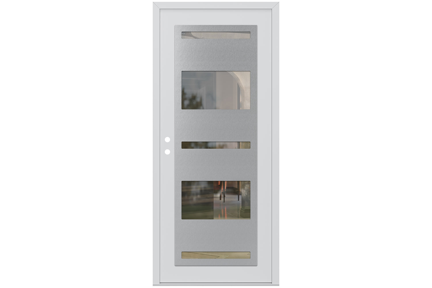 Belldinni Diamond C10 White Modern Exterior Door