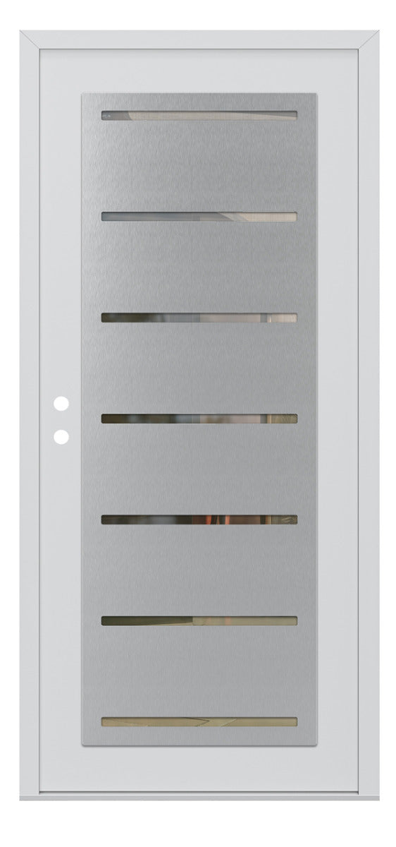 Belldinni Diamond C11 White Modern Exterior Door