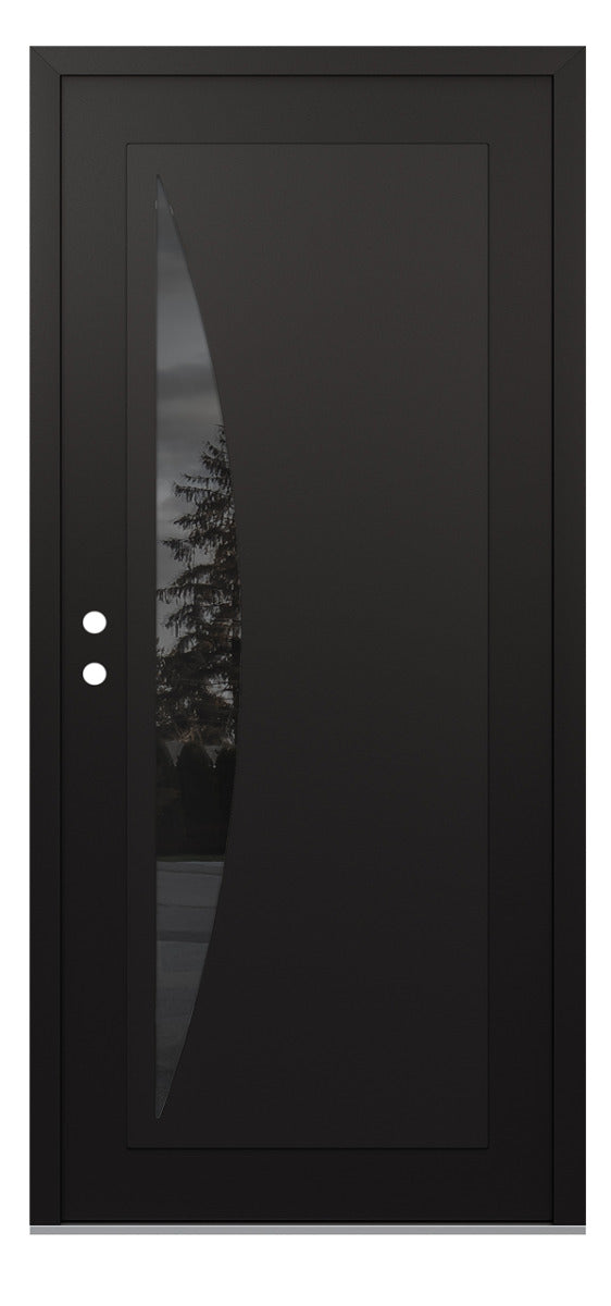 Belldinni Diamond C13 Black Modern Exterior Door with Black SS
