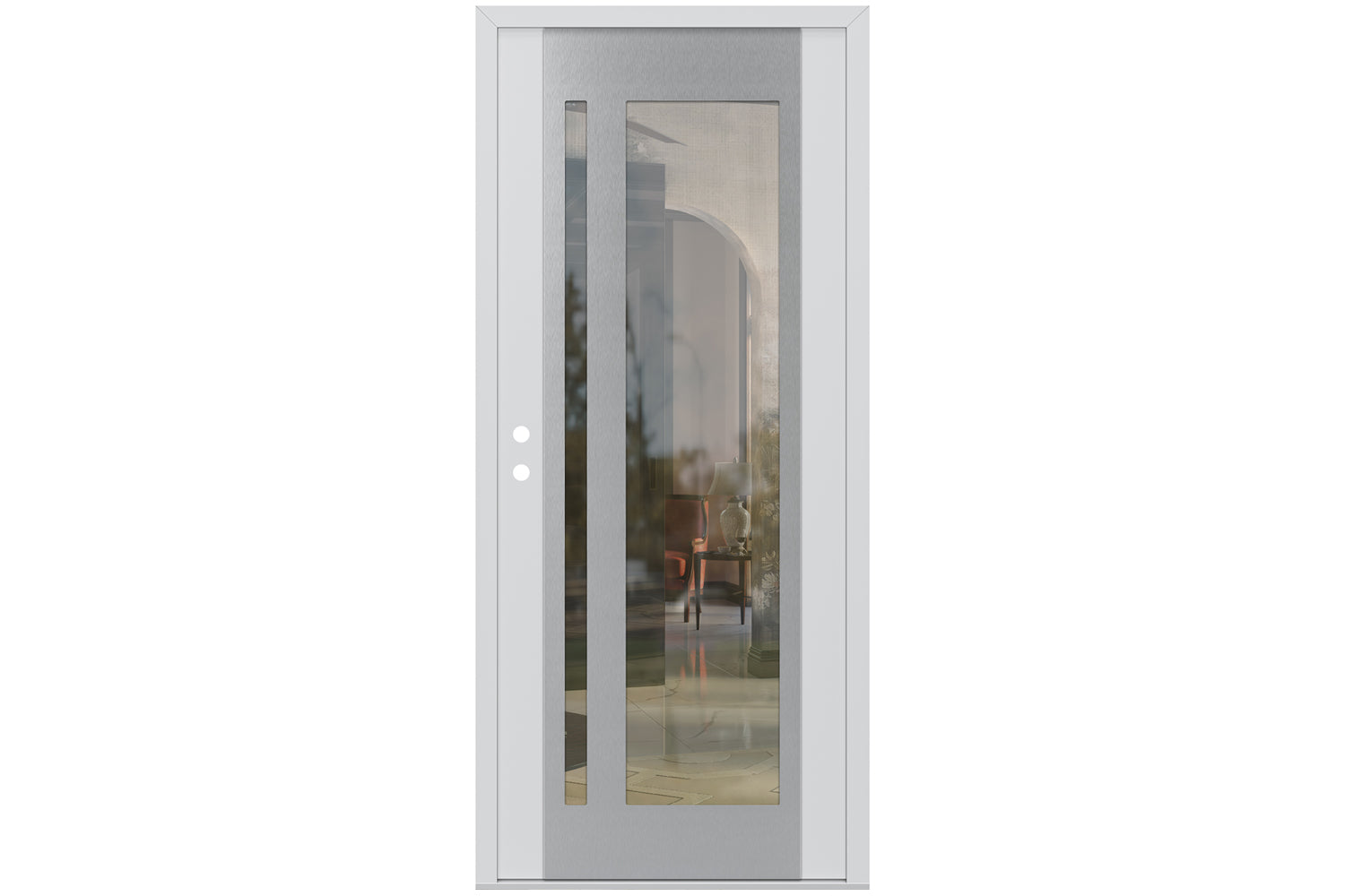 Belldinni Diamond C15 White Modern Exterior Door
