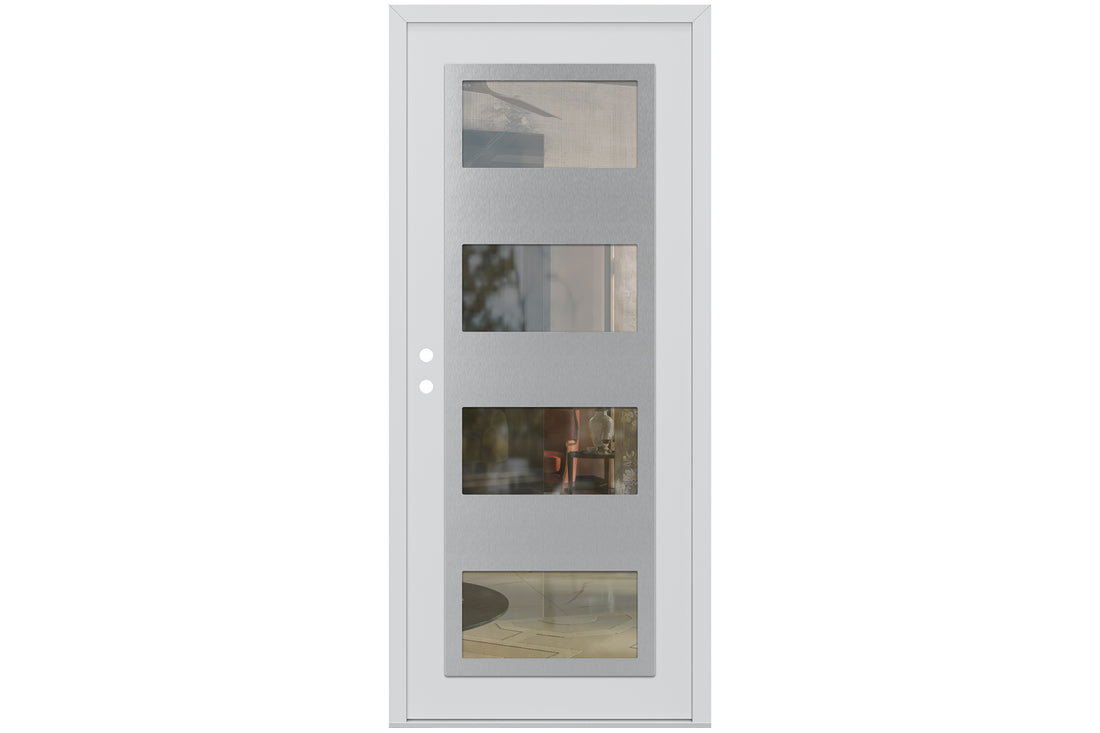 Belldinni Diamond C2 White Modern Exterior Door - Single Door