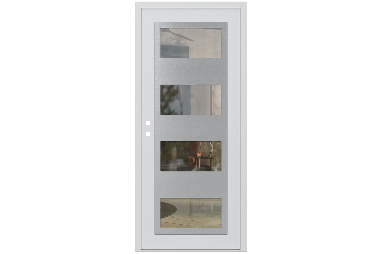 Belldinni Diamond C2 White Modern Exterior Door - Single Door