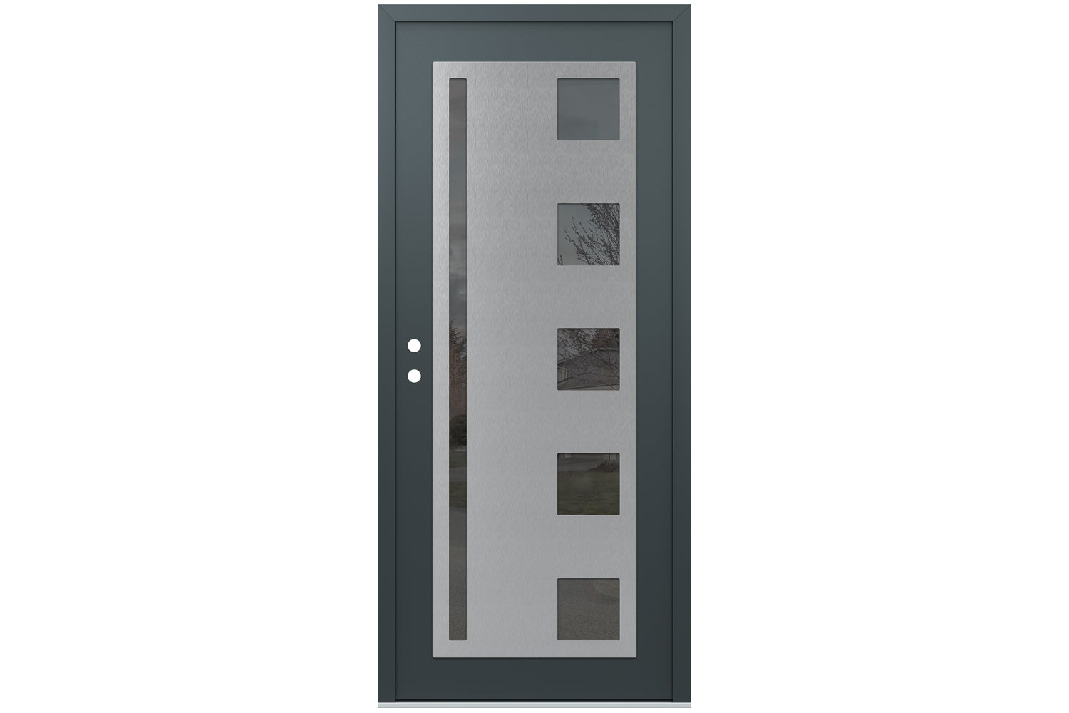 Belldinni Diamond C3 Anthracite Modern Exterior Door - Single Door