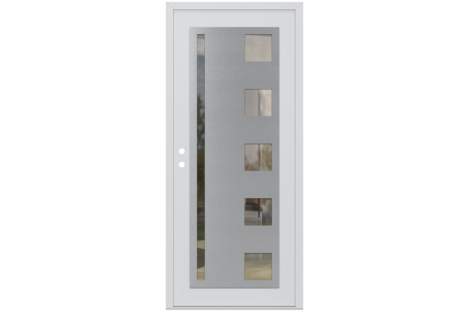 Belldinni Diamond C3 White Modern Exterior Door - Single Door