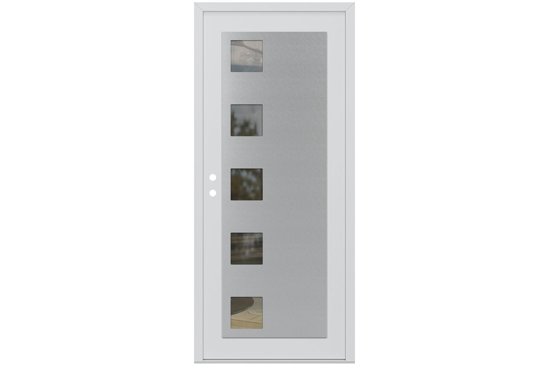 Belldinni Diamond C5 White Modern Exterior Door