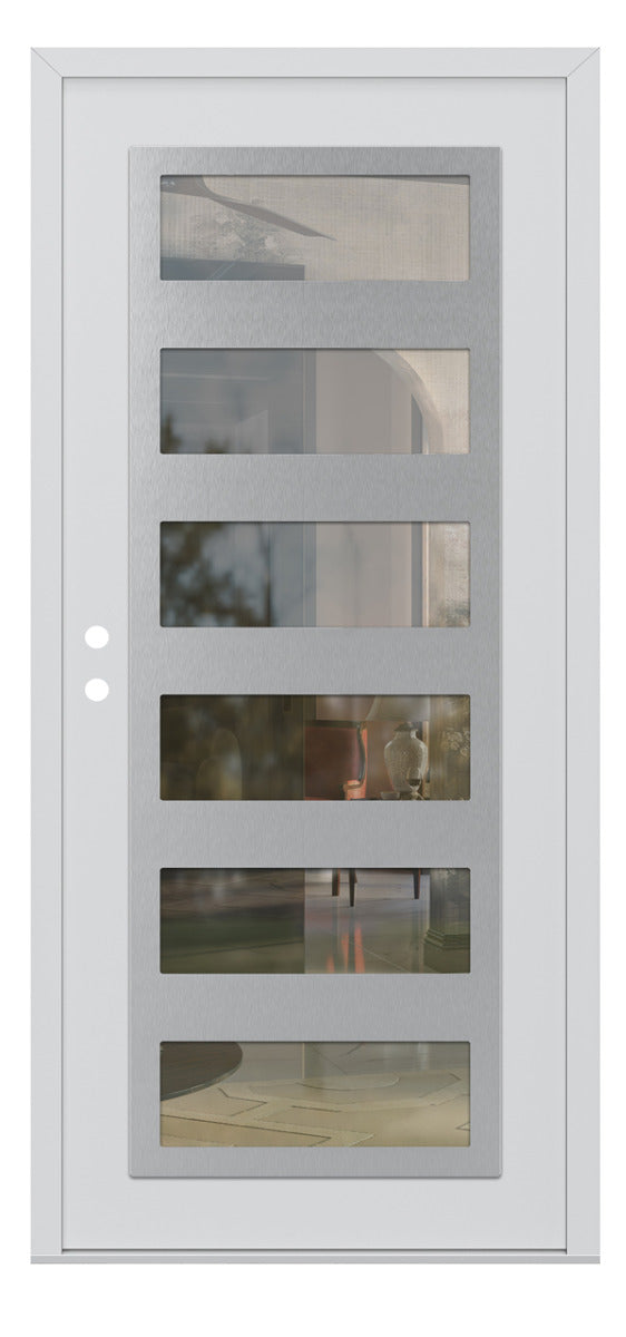 Belldinni Diamond C9 White Modern Exterior Door