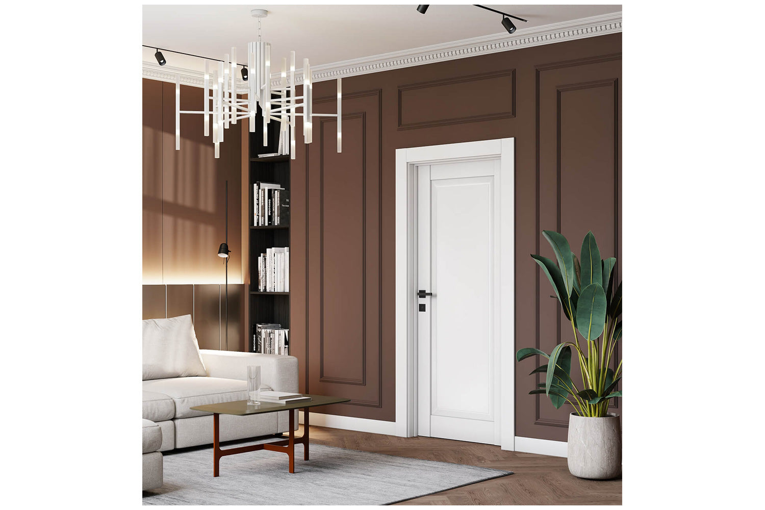 Belldinni CA 1 Primed Modern Interior Door