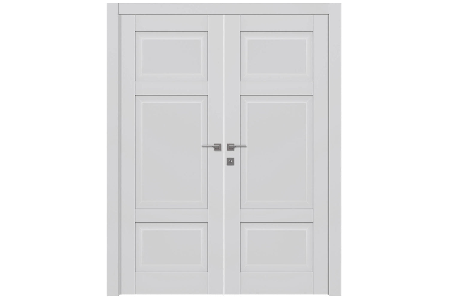 Belldinni CA 3 Primed Modern Interior Door - Double Door