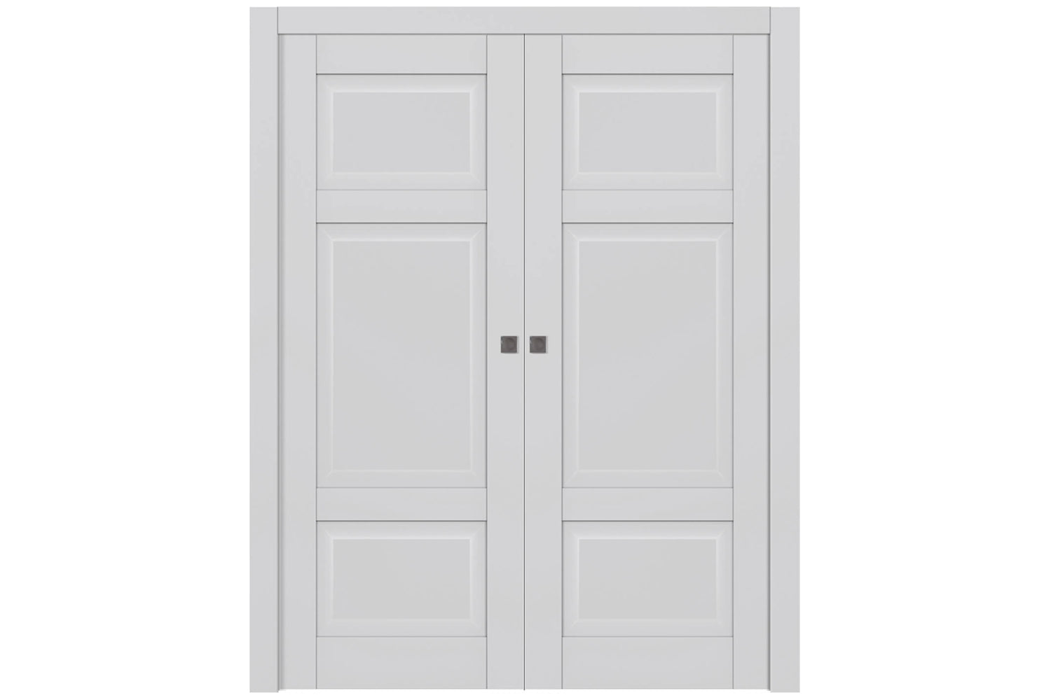 Belldinni CA 3 Primed Modern Interior Door - Double Pocket