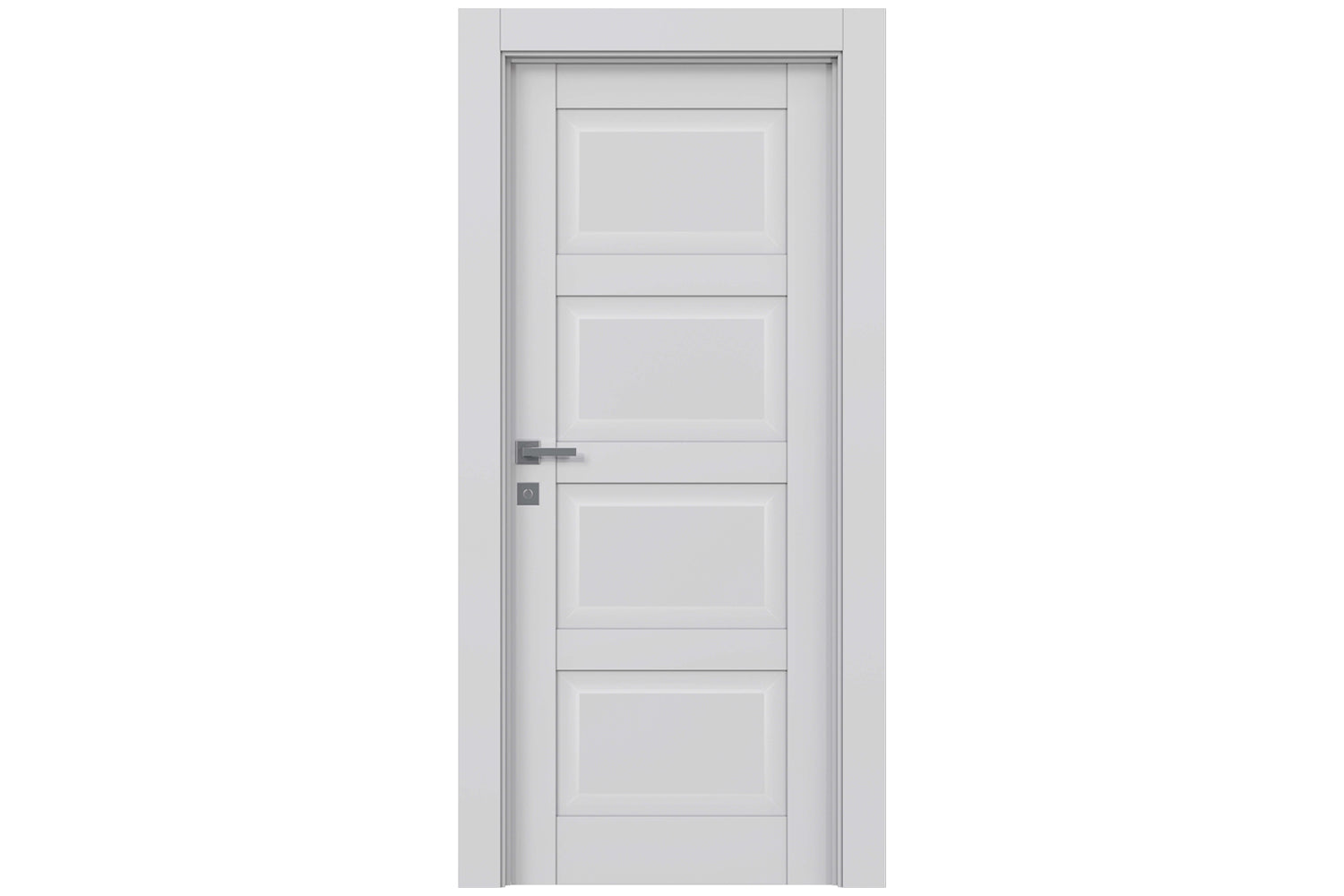 Belldinni CA 4 Primed Modern Interior Door - Single Door