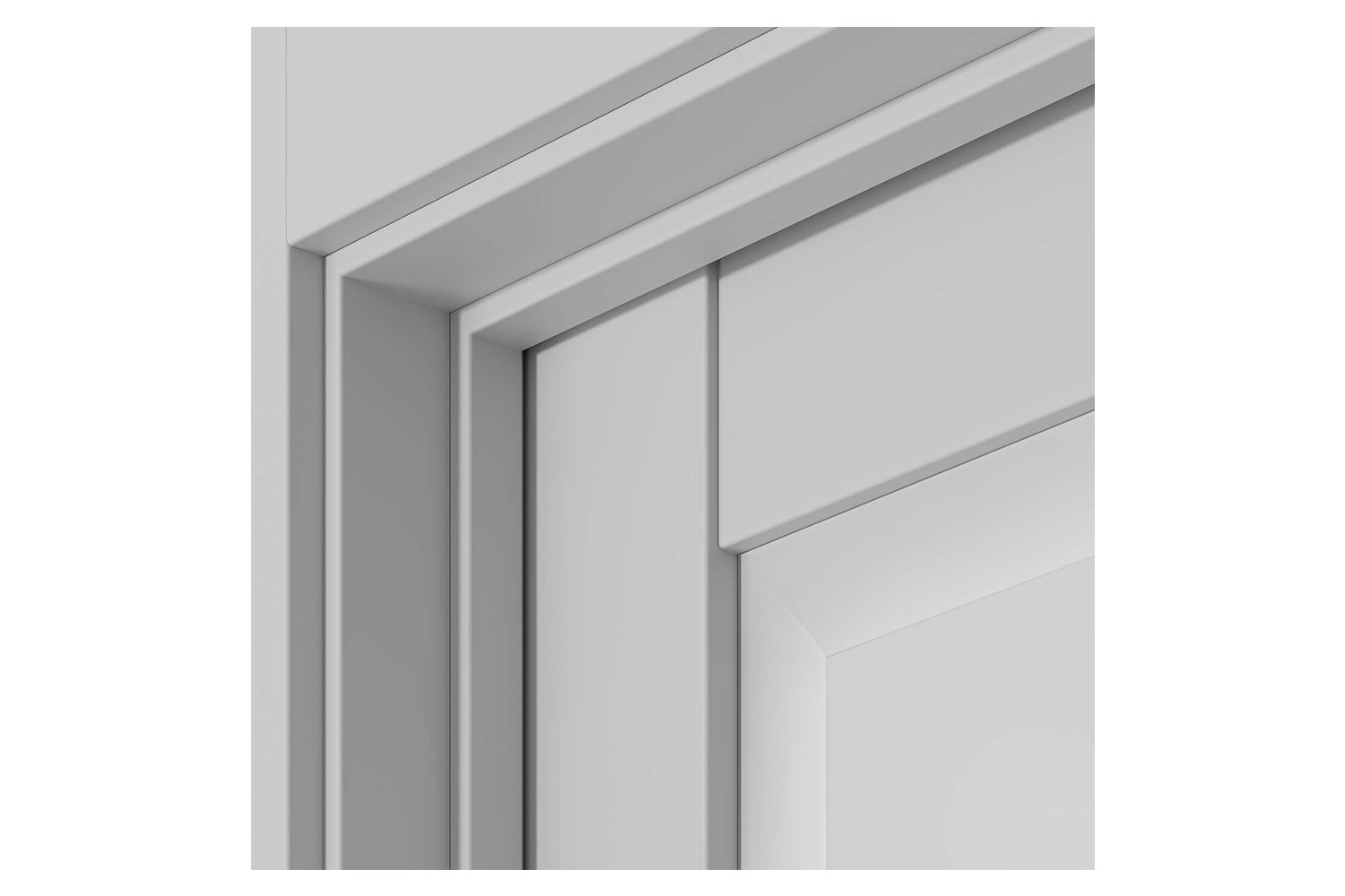 Belldinni CA 4 Primed Modern Interior Door