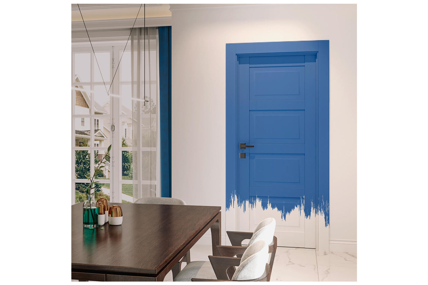 Belldinni CA 4 Primed Modern Interior Door