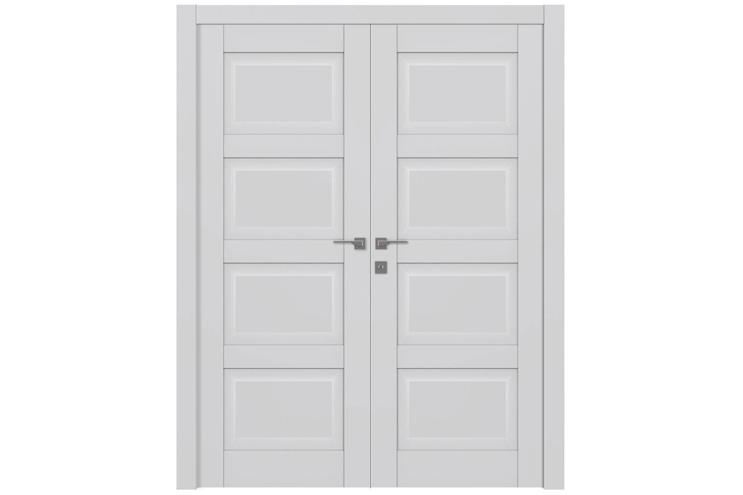 Belldinni CA 4 Primed Modern Interior Door - Double Door