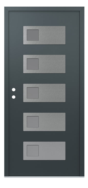Belldinni Diamond D2 Anthracite Modern Exterior Door