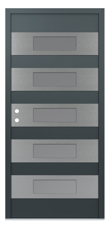 Belldinni Diamond D5 Anthracite Modern Exterior Door