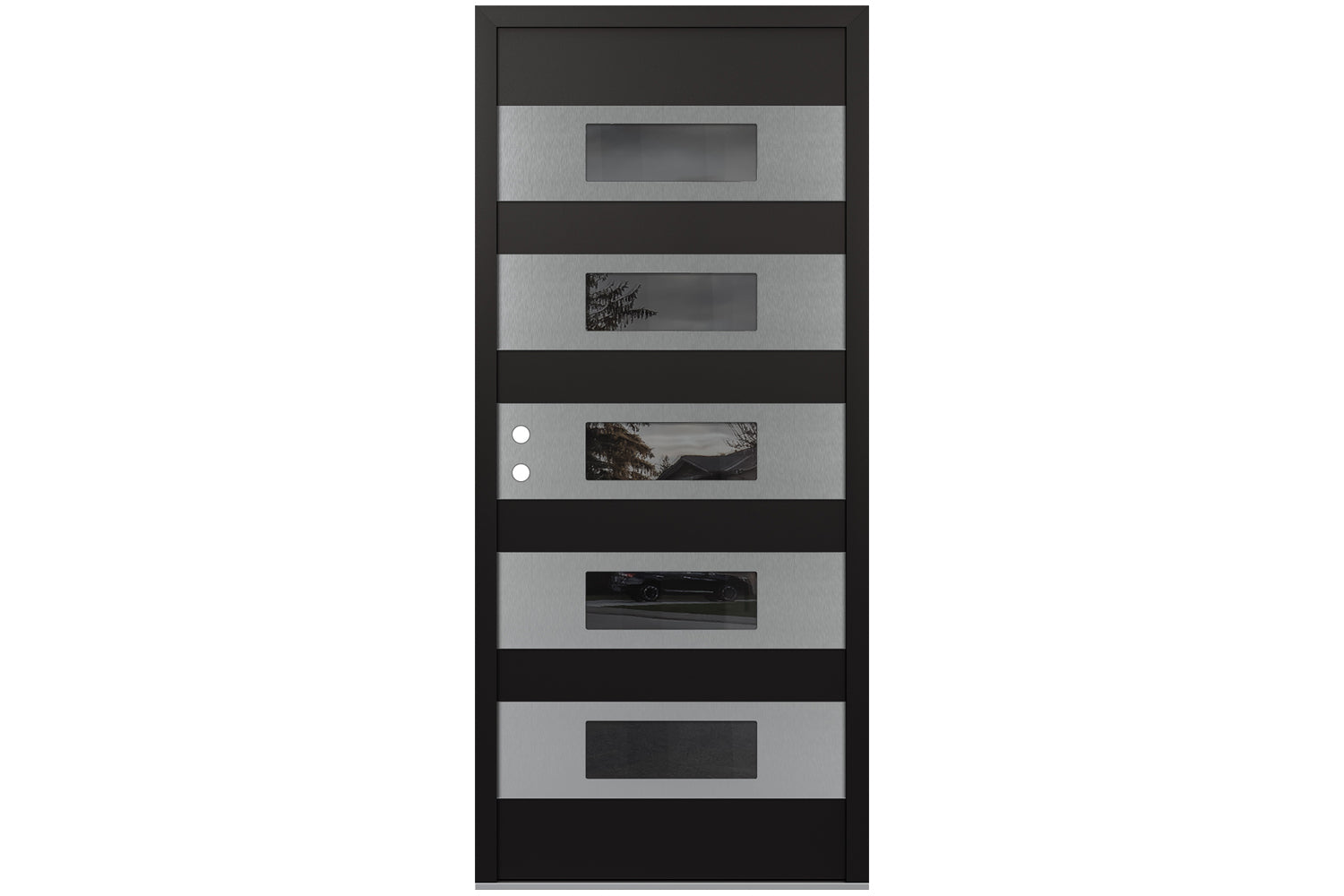 Belldinni Diamond D5 Black Modern Exterior Door