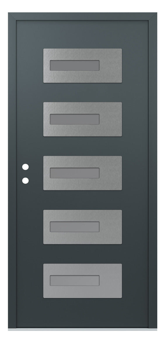 Belldinni Diamond D6 Anthracite Modern Exterior Door